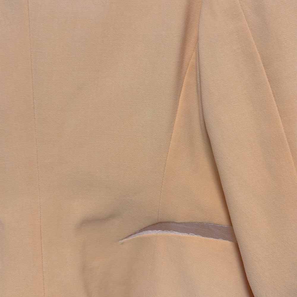 [Versace] Classic Vintage Yellow Blazer Embellished Buttons Women’s Sz 38 / US 2 - Picture 9 of 14